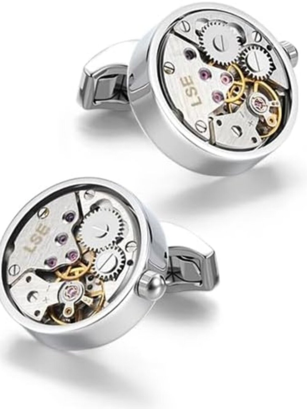 Steampunk Cuff Links for Men - Vintage Gear Design, Perfect for Weddings